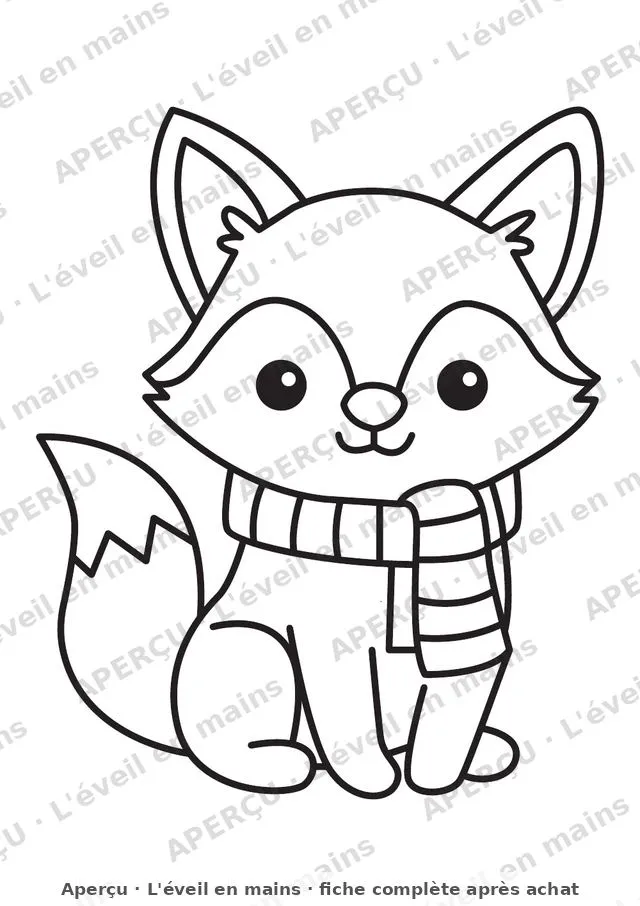 Coloriages d'automne (12 dessins)