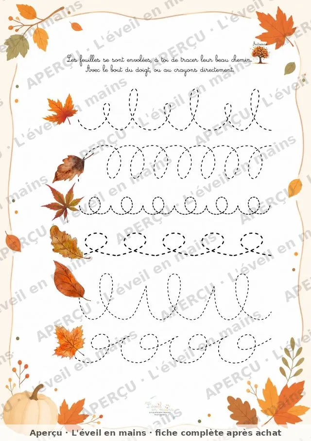 Les feuilles envolées