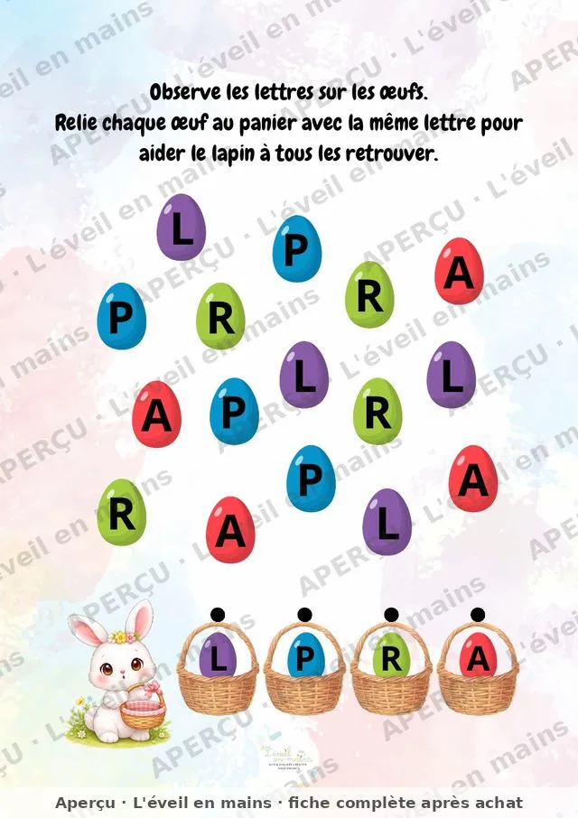 Les lettres de Pâques