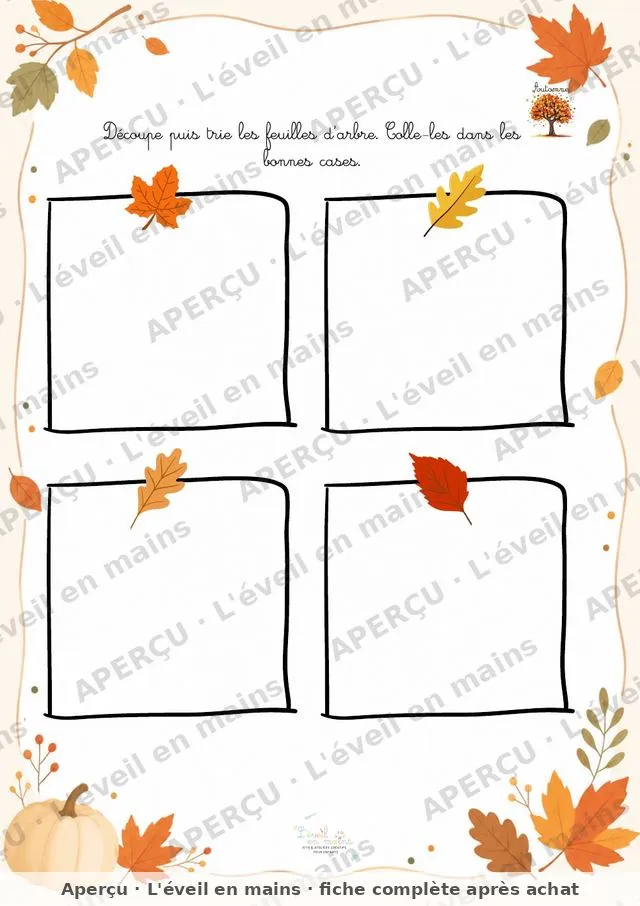Trie les feuilles