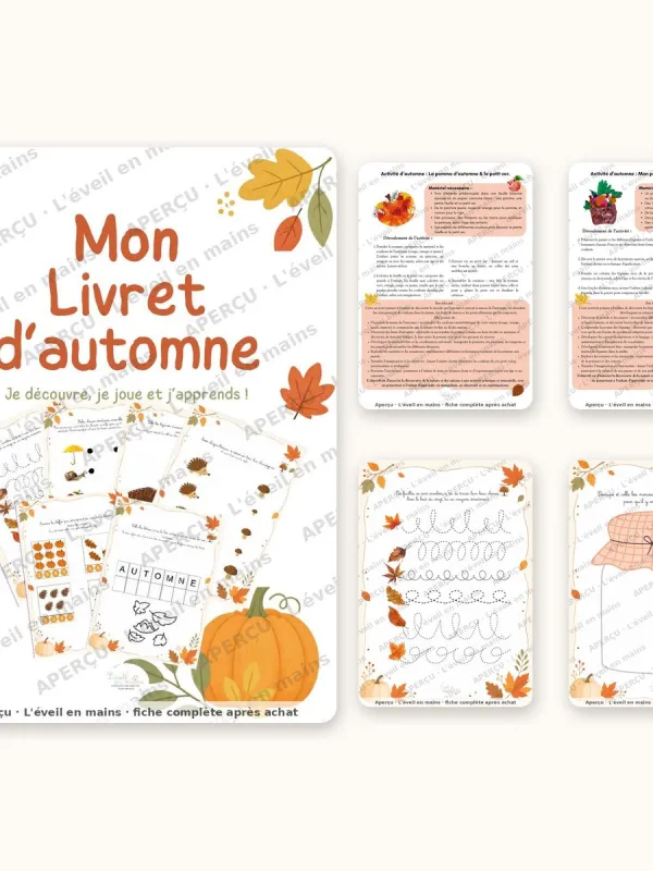 Box Automne — 5 activités + livret