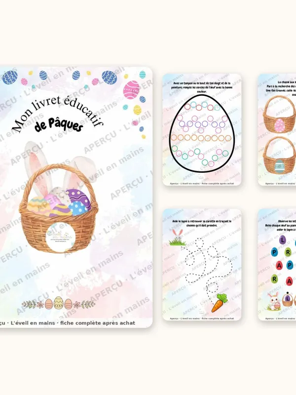 Box Pâques — 5 activités + livret