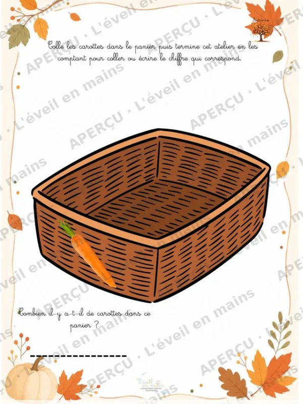 Les paniers de légumes