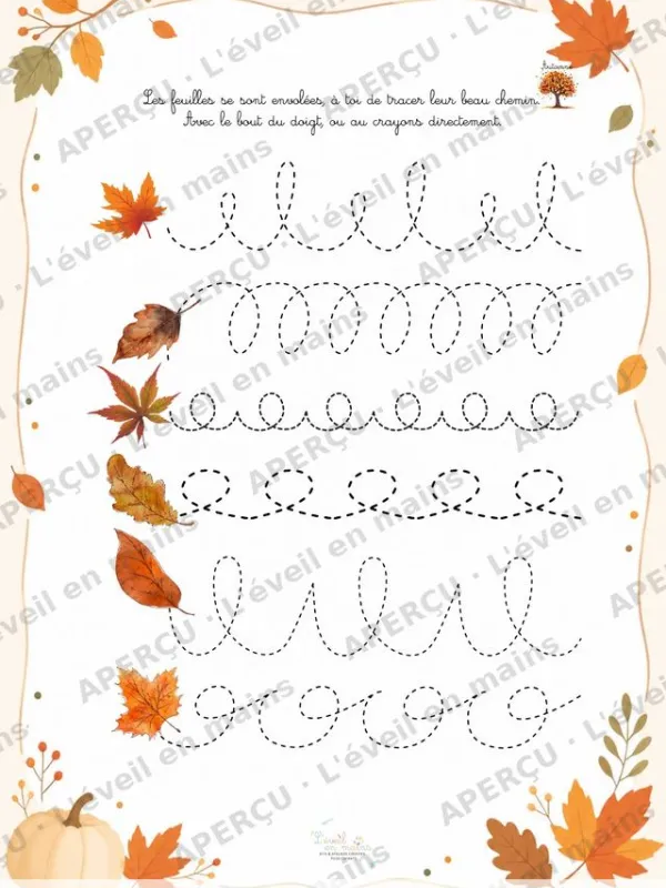 Les feuilles envolées