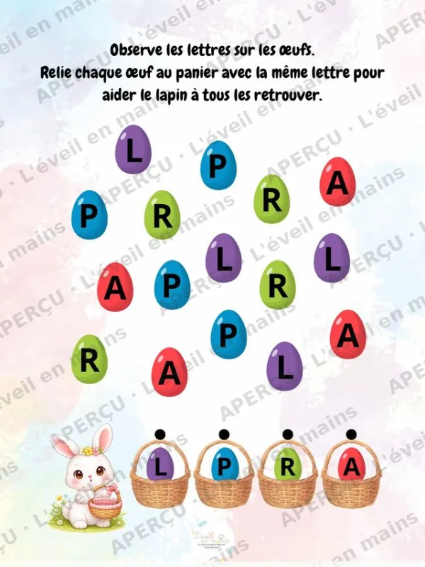 Les lettres de Pâques